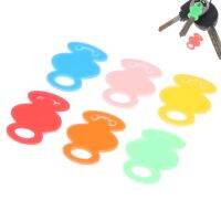 12pcs/set Creative Fashion Colorful Silica Gel Key Top Cover Tags ID Markers Mixed Toppers Keyring Accessories