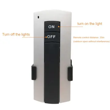 LED Outdoor On/Off Switch with Wireless Remote