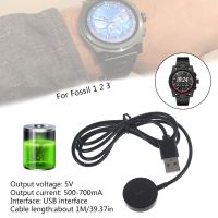 (ร้อน) USB Wireless Charging Mini Magnetic Charger Dock Power Adapter Cable เหมาะสำหรับ Fossil Q Gen 1 2 3 Sport Smartwatch