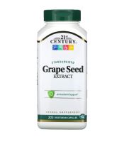 21st Century, Grape Seed Extract, Standardized, 200 Vegetarian Capsules