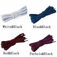 140CM of Two-color interweaving Flat Shoelaces Shoe Lace Double Layer Casual Shoes