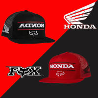 หมวกหมวกแก๊ปมีปีกฮอนด้าการแข่งจักรยาน Honda FOX หมวกเบสบอล