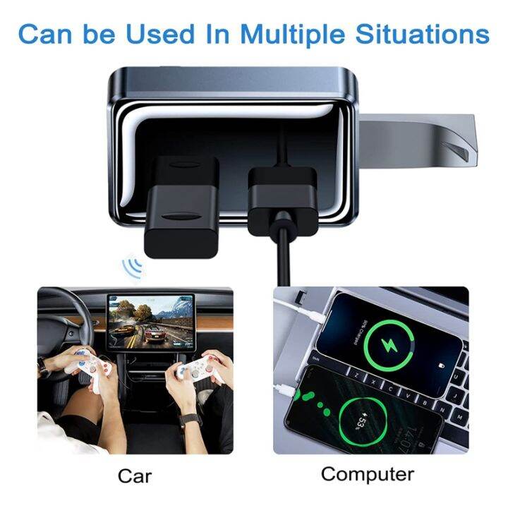 usb-hub-glove-box-dash-cam-flash-drive-docking-station-usb-hub-for-transferring-games-music-model-y-model-3-accessories