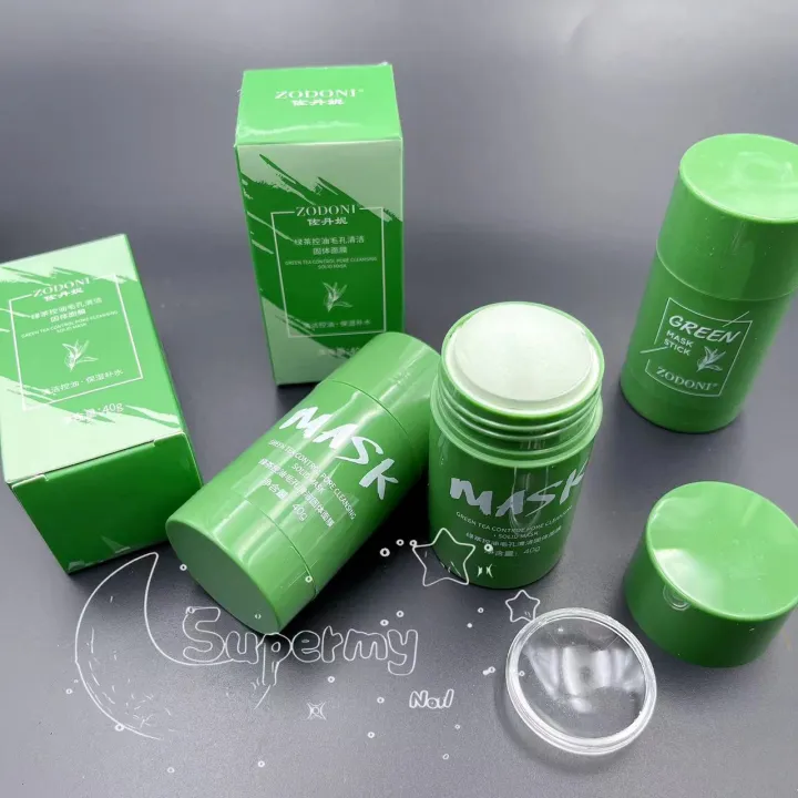 NEW Green Tea Cleansing Solid Mask Acne Cleansing Beauty Skin Green Tea
