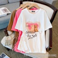 ✗✣ jiozpdn055186 Camiseta de manga curta feminina blusa tamanho grande moda gorda novo 2023