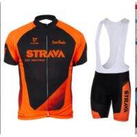 Summer Strava Cycling Set Breathable Bicycle Racing Jersey Maillot Quick Dry Cycling Clothing Short Sleeve Men Bike Clothing