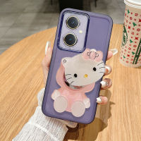 เคส Vivo Y27 ล่าสุด 2023 พร้อมกระจกแต่งหน้า ซิลิโคนนิ่มใสสีสันสดใส เคสโทรศัพท์ vivo Y27 5G เคสมือถือ