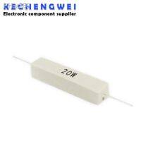 10pcs 20W 5 Cement Resistor Power Resistance 0.1 10K 0.1R 0.5R 10R 50R 0.22 0.33 0.5 1 2 5 8 10 20 30 50 100 1K 1.5K 2K ohm