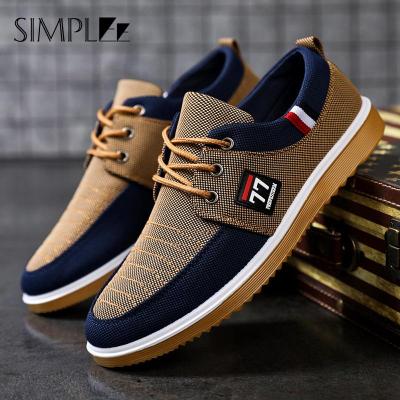2023 New Mens Canvas Shoes Lightweight Sports Shoes Mesh Breathable Vulcanized Shoes Classic Fashion Casual Lace Up Work Shoes