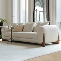 Deewani Lamb Cashmere Sofa โซฟา โซฟาเกาหล Couch Wabi Sabi Nordic Latex for Living Room