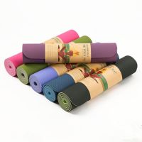 Gym Organic Best Exercise Fitness Folding Gymnastics Logo 6Mm Pilates Eco Friendly Tpe Yoga Mat