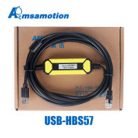 USB-HBS57เหมาะสำหรับ Ressel HBS57 Series Servo Driver คอมพิวเตอร์พอร์ต USB การสื่อสารการแก้จุดบกพร่องข้อมูลดาวน์โหลด Cable