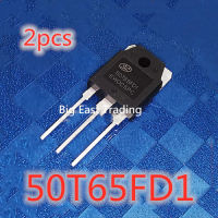 2Pcs 50T65FD1 50T65FD IGBT TO-3P 50T65,รับประกันคุณภาพ