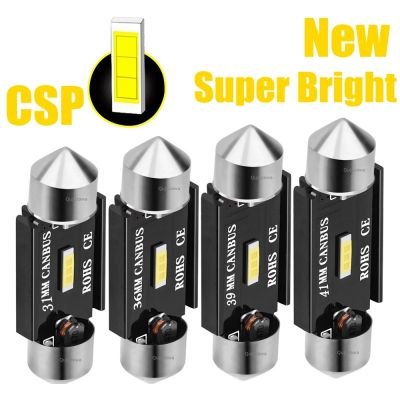 ✻✵✎ New Festoon CSP LED Bulbs 31mm 36mm 39mm 41mm C5W C10W Super Bright Car Dome Light Canbus No Error Auto Interior Reading Lamps
