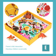 Cartoon Animal Matching Puzzle Educational Lovely Matching Puzzle Toy Safe