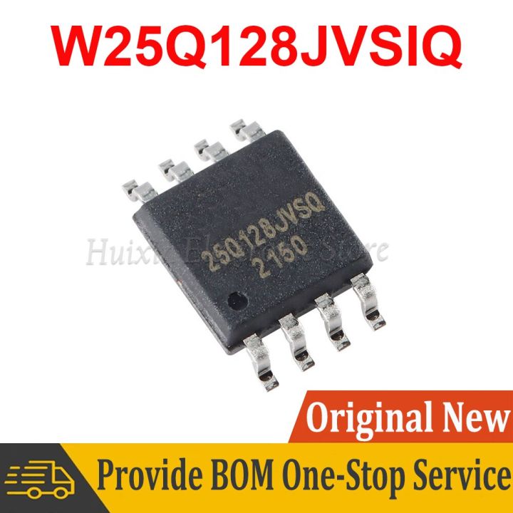 |“{} 2Pcs W25Q128JVSIQ W25Q128FVSG W25Q128JVSQ 25Q128JVSQ 25Q128 SOP-8 SMD 128Mbit 16M Memory New And Original IC Chipset