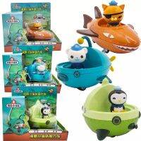 Octonauts ดึงถอยรถเด็กเครื่องบินมินิอัลลอยรถ Barnacles Kwazii Peso แรงเสียดทานรถตัวเลขการกระทำของเล่นของขวัญเด็ก