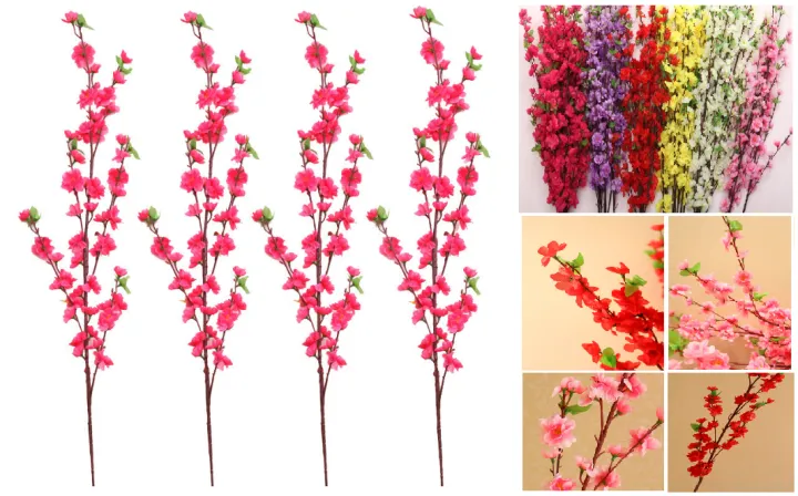 M Sia Stock 虎年22 梅花1厘米装饰新年年花饰品新年装饰22 Cny 22 Chinese New Year Decorations Plum Blossom Flower 1cm Deco Flowers Rose Lazada