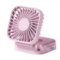 Handheld Portable Fan with Mirror, 3 Speeds USB Rechargeable Mini Fan Desk Fan for Girls Women Traveling Outdoor