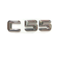 2015 Chrome Silver Letters C55 ABS Emblem สำหรับ Benz Car Trunk โลโก้ Sticker