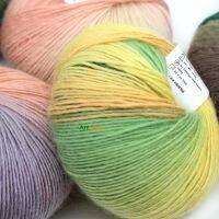 【jw】✣❄♝  2pcs X50g Yarn Wool Crochet Lana Knitting Croche Laine Hand Colorful Soft