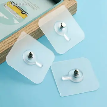 10pcs Strong Adhesive Seamless Sticky Wall Hook Nail Mounting Rack