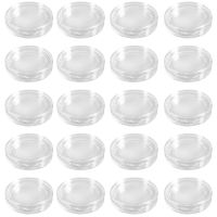 20 Pcs Small Round Transparent Plastic Coin Capsules Box 40mm