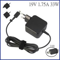 ไฟสำรองแล็ปท็อปอะแดปเตอร์ AC ไมโคร USB 19V 1.75A 33W ที่ชาร์จสำหรับ Asus ADP-33AW EXA1206UH X205 X205T X205TA C201 C201PA C201P