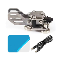 Mini CW Morse Key Double Paddle Code Keyer in Aluminium Alloy for Practise Beginner CW Telegraph Shortwave Radio