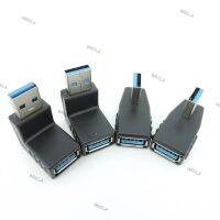 4types 1pcs USB 3.0 A Male to Female Adapter Connector converter plug cable Adapters90 Degree Angle Coupler For Laptop PC W6TH