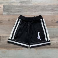 8RI3 ASKYURSELF New embroidered letter FOG American high street mens and womens loose casual knitted shorts yj