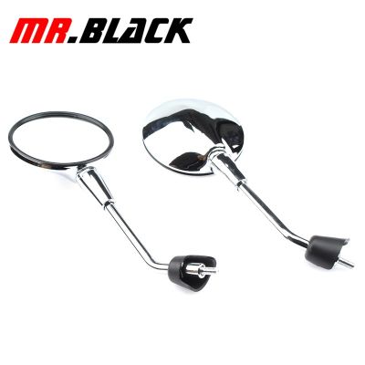 “：{}” Motorcycle Rear View Rearview Mirrors Left Right Side Accessories For Vespa Primavera 4T-3V NOABS E2 E4 50 125 150 2T 4T 2013-18