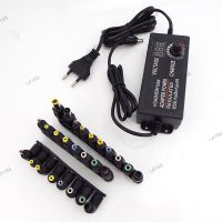 Adjustable Power Supply 3V 24V 3A AC DC Plug Universal Adapter AC to DC 3V 24V 9W 72W EU US with 8 Tips Connectors YB8TH