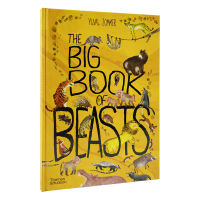 Natural science popularization art beast picture book the big book of beasts large hardcover original exquisite illustrations hundred flowers large picture book English original childrens beast science popularization Books English Enlightenment nature
