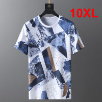 10XL izrts 2022ฤดูร้อนเสื้อยืดผู้ชาย PLUS ขนาดเสื้อ Tees ชายแฟชั่น Casual Graffiti พิมพ์สั้น s.leeve ขนาดใหญ่8XL 9XL 10XL