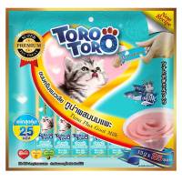 [Hot Promotion]    Toro Toro Lickable Treat Tuna Plus Goat Milk 15g. Pack 25  cat food ขนมแมว อาหารแมว อาหารสัตว์เลี้ยง อาหารสัตว์ COD