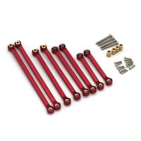 For FMS 1/18 EAZYRC Arizona Bronx RocHobby FIRE Horse Metal Chassis Link Rod Linkage Set RC Car Upgrades Parts