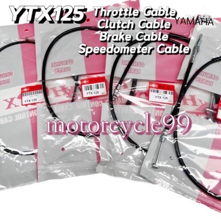 Yamaha ytx 125 throttle cable,brake cable,speedometer cable,clutch