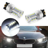 2Pcs Amber White PW24W LED Canbus Error Free PWY24W LED Bulbs For Audi A3 A4 A5 Q3 V W MK7 Golf CC Ford Front Turn Signal Lights