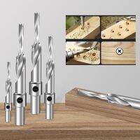 1PCS Woodworking Salad Drill 3/4/5/6mm Bit Diameter Drill Bit Set HSS Flat bottomed Countersunk Head Two stage Stepped Drill Bit