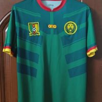 2022ฟุตบอลโลกชุดทีมชาติ Cameroon ชุดเสื้อกีฬาฟุตบอลอยู่บ้าน