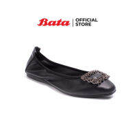 Bata บาจา รองเท้าบัลเล่ต์ รองเท้าคัทชู ส้นแบน หนังเทียม สำหรับผู้หญิง รุ่น Son สีดำ 5516768