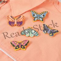 【hot sale】 ✳▽⊙ B36 New Colorful Moth Butterfly Enamel Pins Cute Star Moon Butterfly Brooch Lapel Pin Badges Cartoon Insect Jewelry Gift