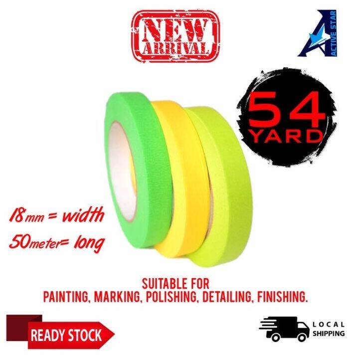 Detailing Masking Tape 18mm x 50 meter Lazada