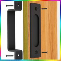 Sliding Barn Door Handle Pull Cabinet Flush Hardware Set Wood Door Handle Interior Door Furniture Handle Hardware Door Hardware Locks