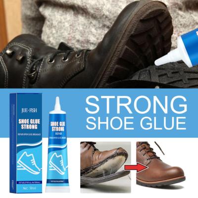 JUE-FISH Strong Shoe-Repairing Glue 50ml Shoe Factory Special Leather Glue Waterproof Universal Silicone Sealant Home Adhesive Adhesives Tape