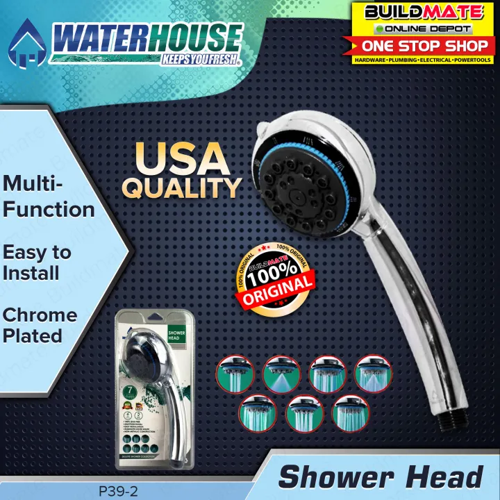 WATERHOUSE by POWERHOUSE ABS 7 Function Single Shower Head Chrome P392
