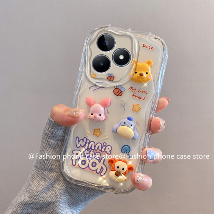 phone-case-เคส-realme-c51-c53-nfc-c33-c35-realme-10-4g-ตุ๊กตา3d-สีมาการองเคสลายการ์ตูนน่ารักกันกระแทกกรอบซิลิโคนนิ่ม2023