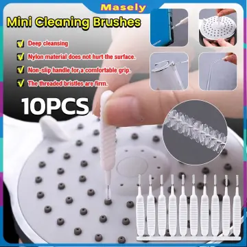 20PCS Shower Head Cleaning Brush Anti-Clogging Shower Nozzle Cleaning Brush  Multifunctional Hole Cleaning Brush Small Cleaning Brush for Pore Small  Nozzle Keyboard Nylon Bristle Cleaner