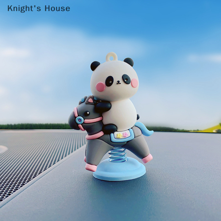 knights-house-ตุ๊กตาตัวการ์ตูนรูปหมีกระต่ายอุปกรณ์เสริมสำหรับรถยนต์แผงหน้าปัดรถรูปหมูน่ารักสำหรับตกแต่งของขวัญคู่รักสำหรับเด็กผู้หญิง